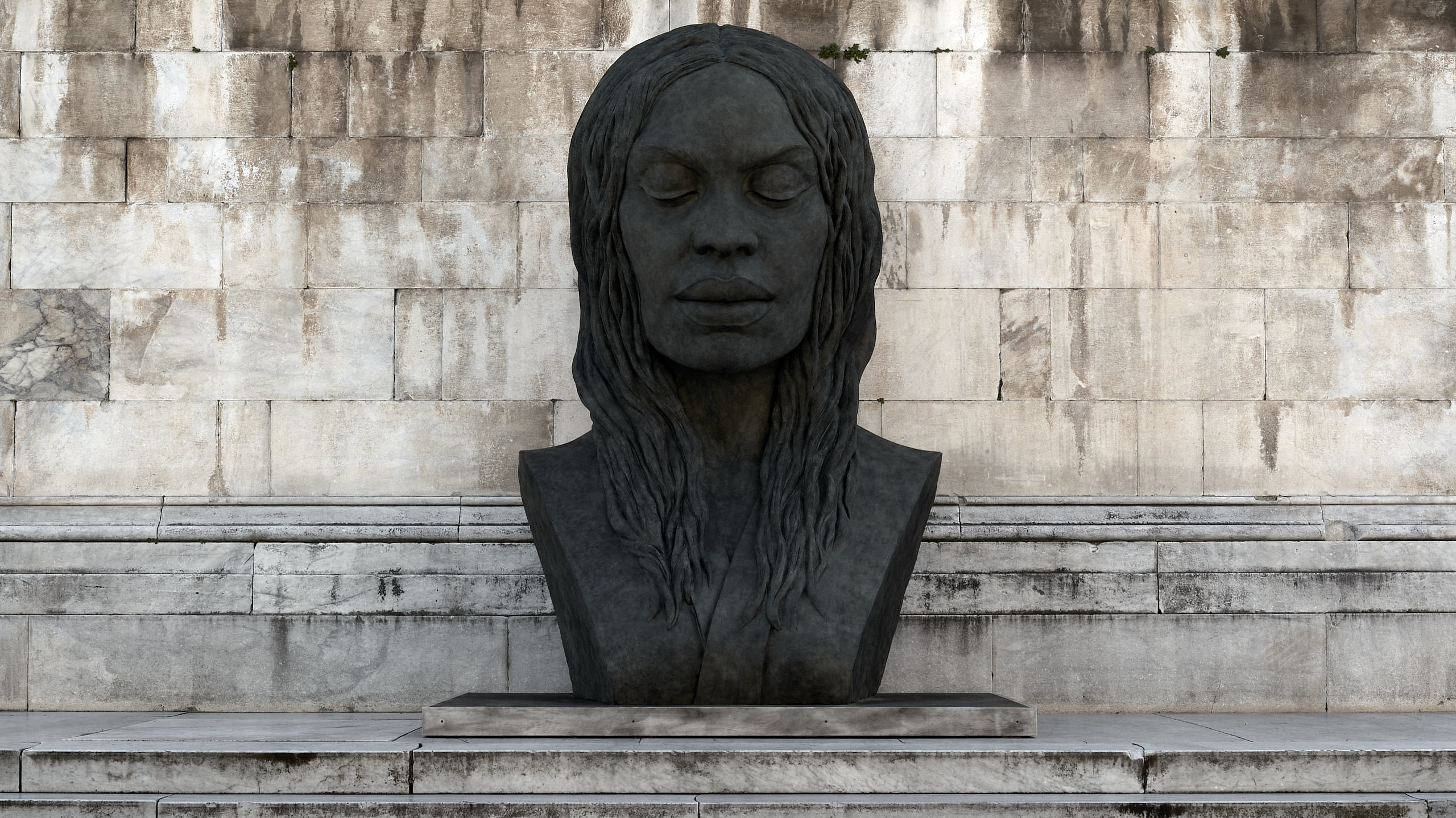 Nuova Eva - a monumental sculpture by Helga Vockenhuber