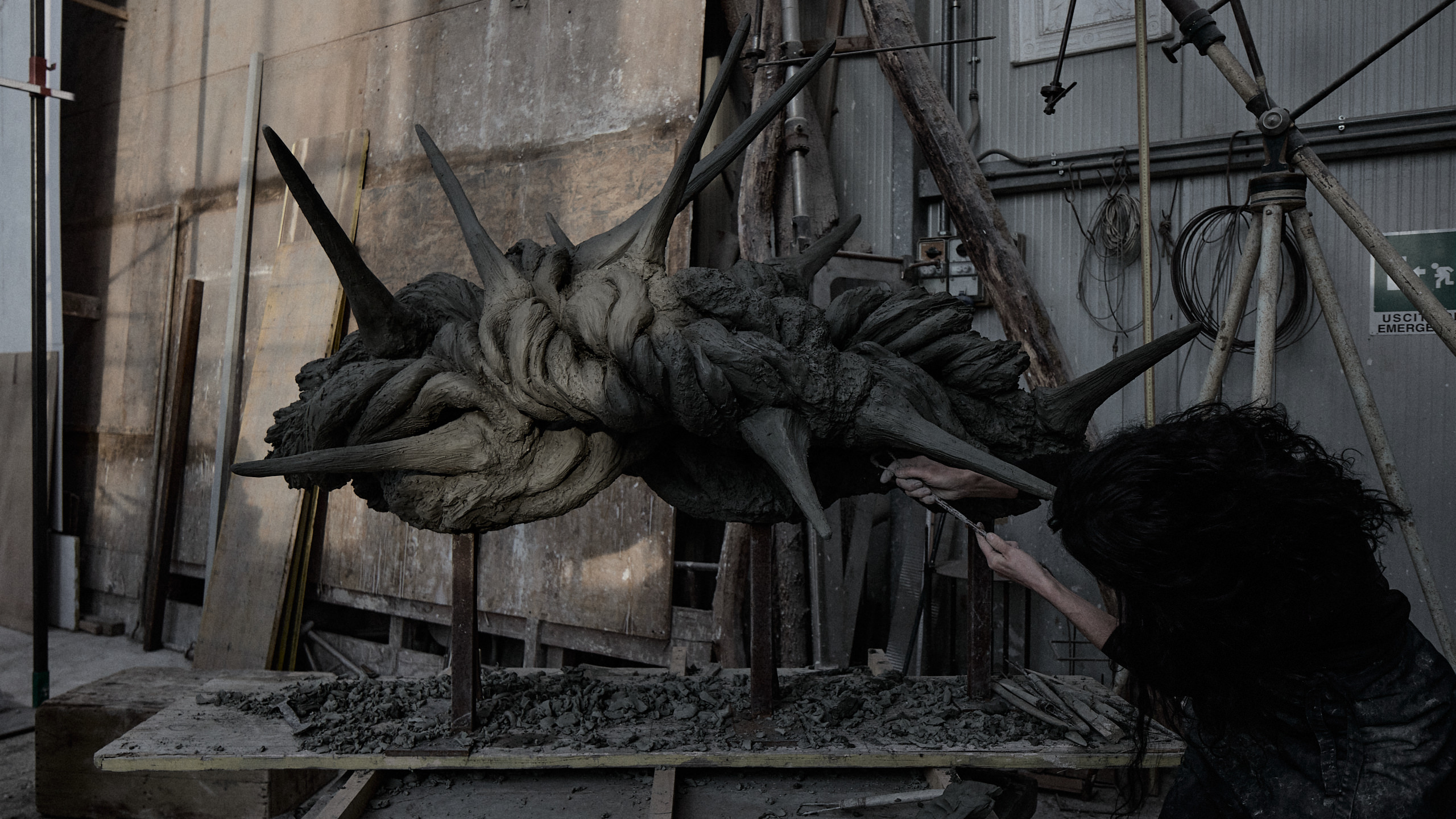 Behind the Scenes: Helga Vockenhuber at Work on a Monumental Sculpture